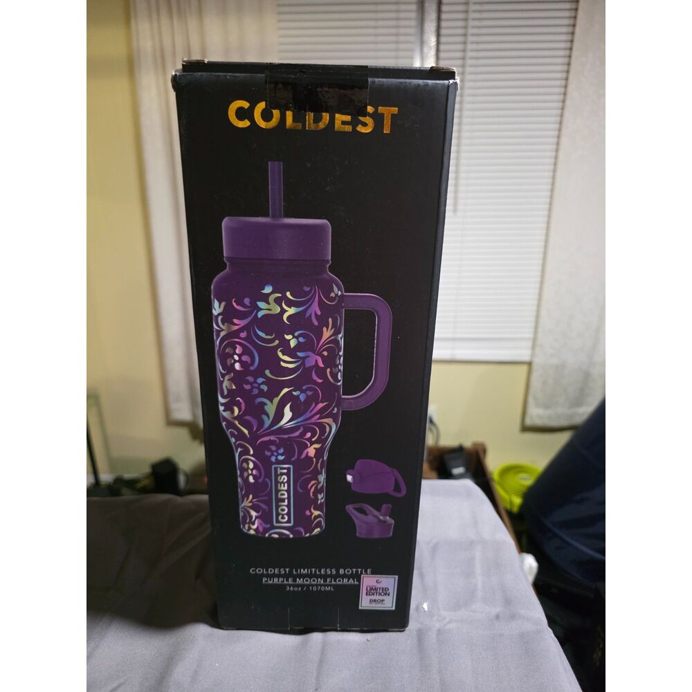 Coldest Rare Limited Edition Purple Moon Floral